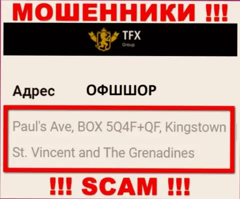 Не связывайтесь с компанией TFX FINANCE GROUP LTD - данные интернет-мошенники спрятались в оффшоре по адресу: Paul's Ave, BOX 5Q4F+QF, Kingstown, St. Vincent and The Grenadines