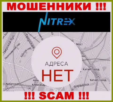 Nitrex не предоставили сведения об адресе регистрации организации, будьте весьма внимательны с ними