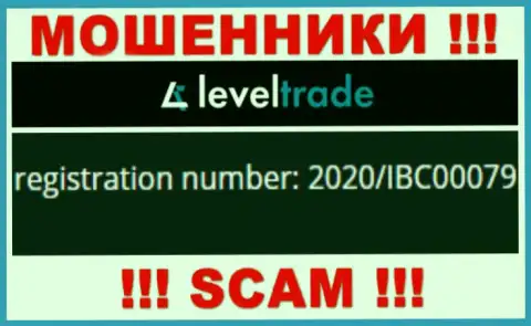 LevelTrade оказывается имеют номер регистрации - 2020/IBC00079