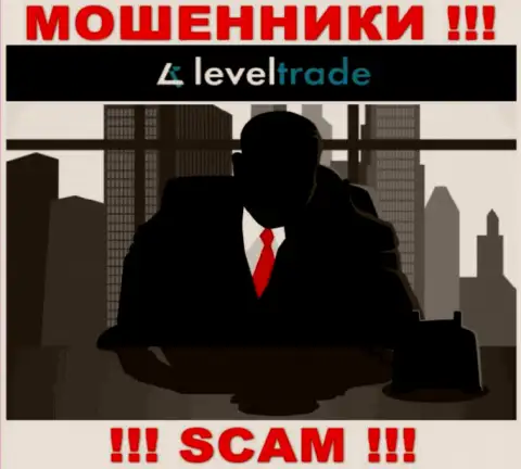 О лицах, которые руководят конторой Level Trade ничего не известно