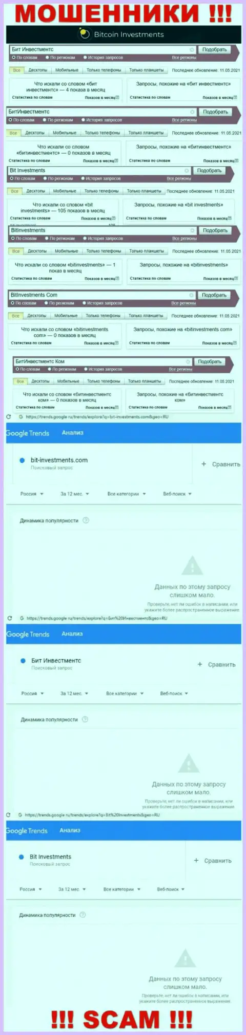 Информация по запросам во всемирной интернет паутине инфы о лохотронщиках Биткоин Инвестментс