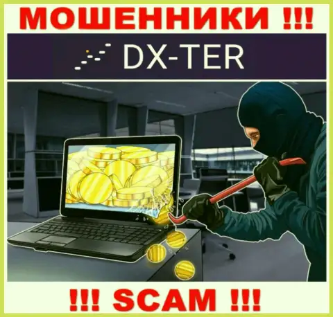 Обещание прибыльной торговли от брокерской конторы DX Ter - это чистой воды липа, будьте внимательны