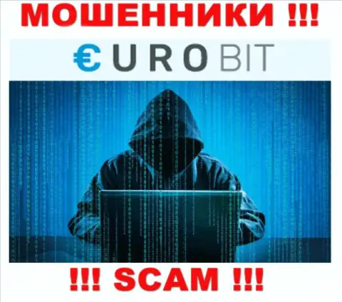Данных о лицах, которые руководят EuroBit CC в глобальной интернет сети разыскать не представилось возможным