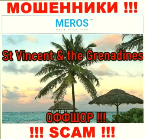 St Vincent & the Grenadines - это официальное место регистрации конторы MerosTM Com