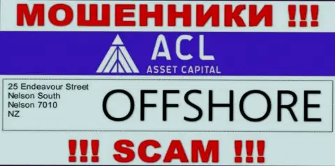 Оффшорный адрес Capital Asset Finance Limited - 25 Endeavour Street, Nelson South, Nelson 7010, NZ, информация позаимствована с web-сайта конторы