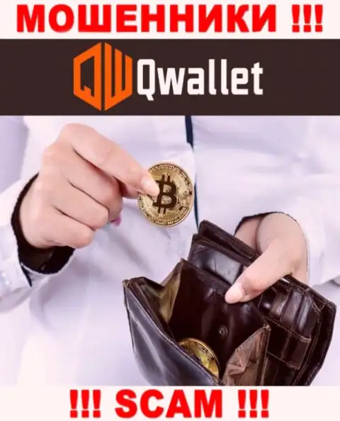 Q Wallet разводят лохов, предоставляя неправомерные услуги в сфере Крипто кошелек