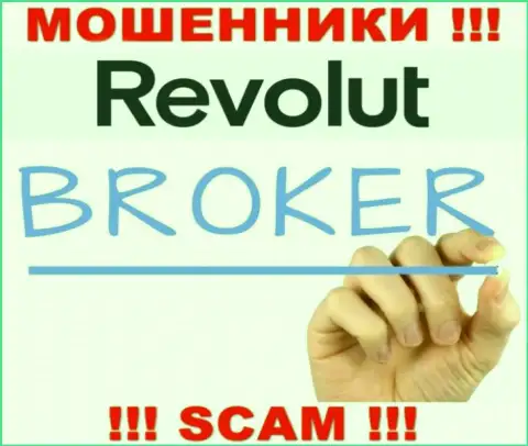 Revolut Com заняты разводняком доверчивых людей, прокручивая делишки в области Брокер