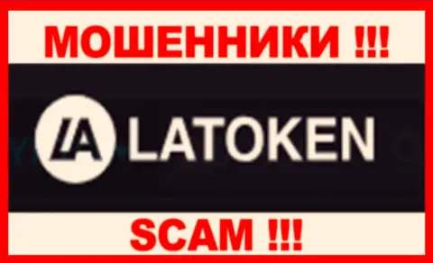 Лого МОШЕННИКА Латокен