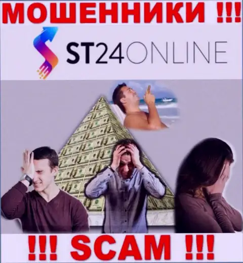 Денежные активы из дилинговой конторы ST 24 Online можно попробовать вернуть назад, шанс не большой, но есть