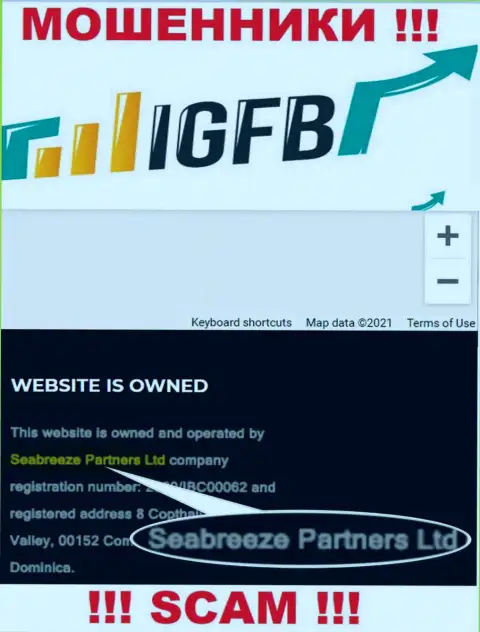 Seabreeze Partners Ltd управляющее организацией Сеабриз Партнерс Лтд