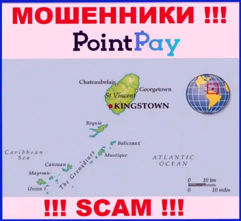 Поинт Пей - это интернет разводилы, их адрес регистрации на территории Сент-Винсент и Гренадины
