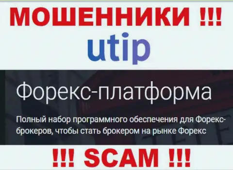 UTIP Org - это интернет-жулики !!! Сфера деятельности которых - Forex