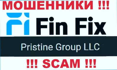 Юридическое лицо, которое владеет internet ворюгами ФинФикс - это Pristine Group LLC