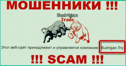 Данные о юридическом лице Budrigan Ltd на их официальном сайте имеются - это Budrigan Ltd