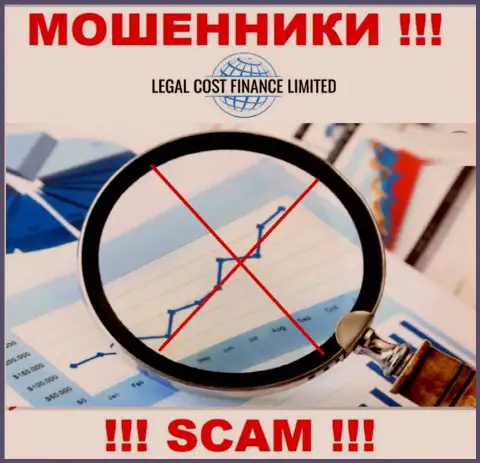 Legal-Cost-Finance Com орудуют нелегально - у данных internet мошенников нет регулирующего органа и лицензионного документа, будьте осторожны !!!