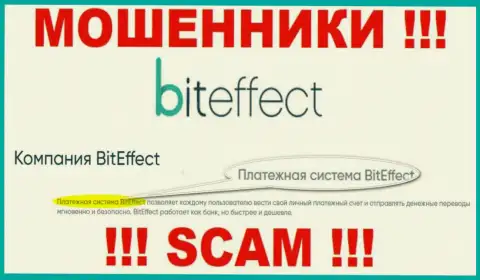 Будьте крайне осторожны, род работы Бит Эффект, Платежная система - это кидалово !!!