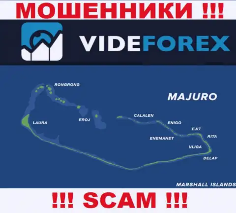 Компания ВайдФорекс Ком зарегистрирована довольно-таки далеко от обманутых ими клиентов на территории Majuro, Marshall Islands