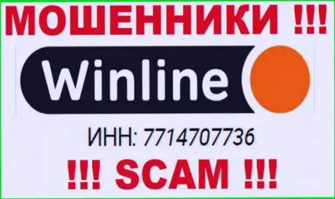 Компания WinLine официально зарегистрирована под номером: 7714707736