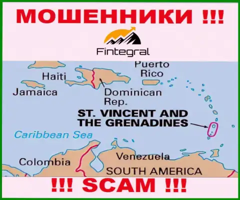 St. Vincent and the Grenadines - именно здесь зарегистрирована противозаконно действующая компания Fintegral World