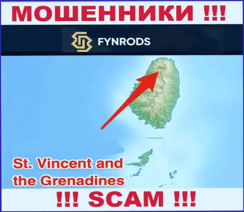 Fynrods - это ЖУЛИКИ, которые юридически зарегистрированы на территории - Saint Vincent and the Grenadines