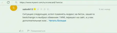 1WM Kz это интернет мошенники, которые сделают все, чтобы заныкать Ваши финансовые активы (комментарий клиента)