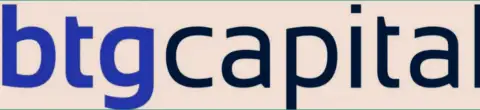 Логотип мирового масштаба брокерской организации BTG-Capital Com