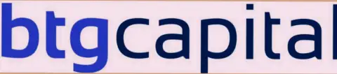 Официальный логотип брокерской организации БТГ Капитал