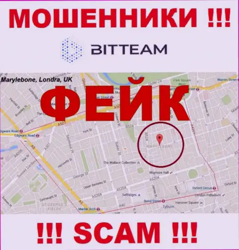 Bit Team - это очевидные мошенники, опубликовали липовую информацию о юрисдикции организации