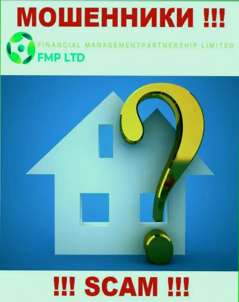 Инфа о юридическом адресе регистрации жульнической конторы FMP Ltd у них на портале не размещена
