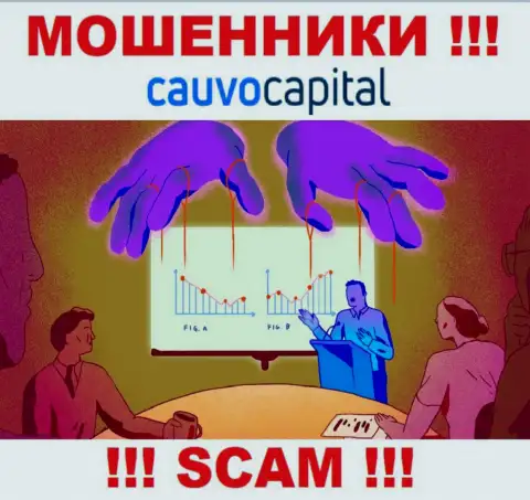 Не рекомендуем соглашаться работать с интернет мошенниками CauvoCapital, украдут вложения