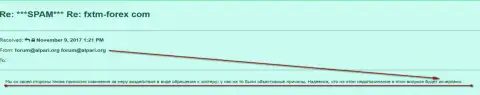 Уполномоченный от АЛЬПАРИ сознает глупость, которую делала forex компания и инцидент стал закончен