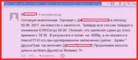 Биржевой трейдер ФинМакс под строгим контролем менеджера спустил депозит размером 80 долларов США - МОШЕННИКИ !!!